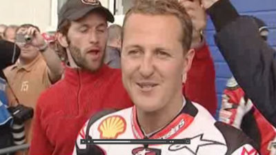 Michael Schumacher zum ersten Mal bei Rennen der IDM Superbike 2